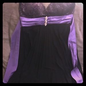 Purple Cocktail Dress
